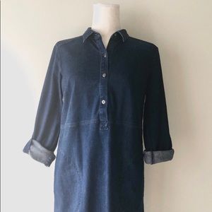 Denim Shirt Dress - Small